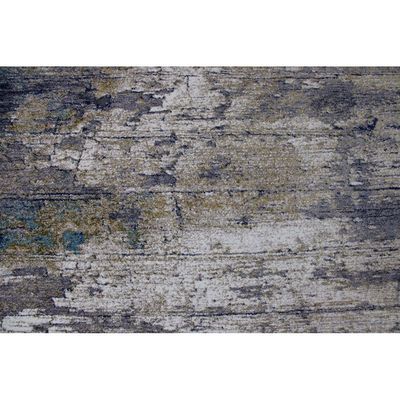 Lefkada Rug-Abstract Style-Grey-Navy Blue-150 x 230 cm (4.9 x 7.5 ft)