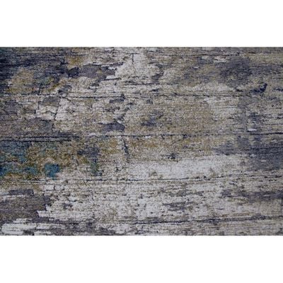 Lefkada Rug-Abstract Style-Grey-Navy Blue-200 x 300 cm (6.6 x 9.8 ft)