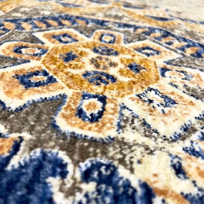 Kos Rug-Traditional Style-Beige-Blue-150 x 230 cm (4.9 x 7.5 ft)