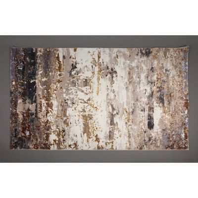 Santana Rug-Abstract Style-Grey-Beige-150 x 230 cm (4.9 x 7.5 ft)