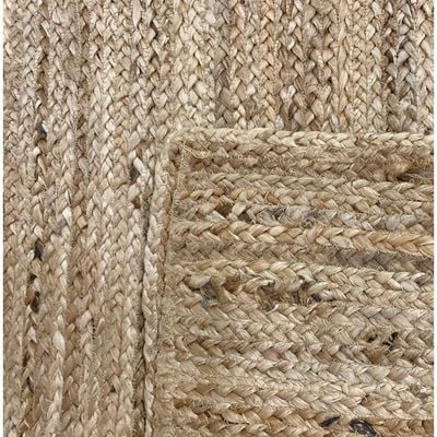 Thermi Rug-Jute, Wool & Cotton Style-Natural Beige-150 x 220 cm (4.9 x 7.2 ft)