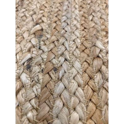 Thermi Rug-Jute, Wool & Cotton Style-Natural Beige-150 x 220 cm (4.9 x 7.2 ft)