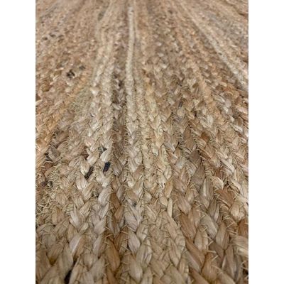 Thermi Rug-Jute, Wool & Cotton Style-Natural Beige-200 x 300 cm (6.6 x 9.8 ft)