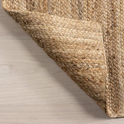 Thermi Rug-Jute, Wool & Cotton Style-Natural Beige-200 x 300 cm (6.6 x 9.8 ft)