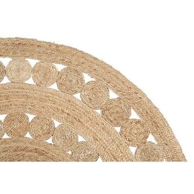 Tyrna Rug-Jute, Wool & Cotton Style-Natural Beige-180 cm (5.9 ft)