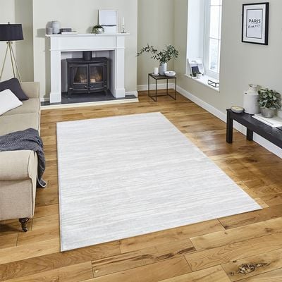 Snow Rug-Neutral Style-White-Cream-80 x 150 cm (2.6 x 4.9 ft)