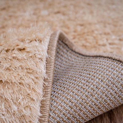 Buenos Rug-Fluffy / Shaggy Style-Beige-80 x 150 cm (2.6 x 4.9 ft)