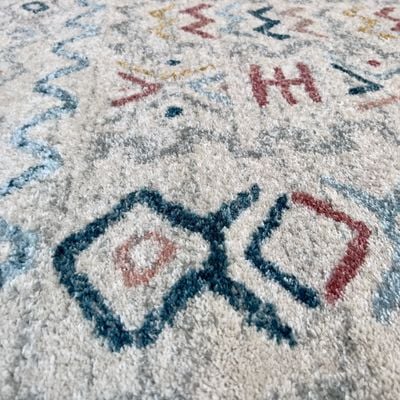 Tribe Rug-Moroccan Inspired Style-Multi-Colour-120 x 170 cm (3.9 x 5.6 ft)