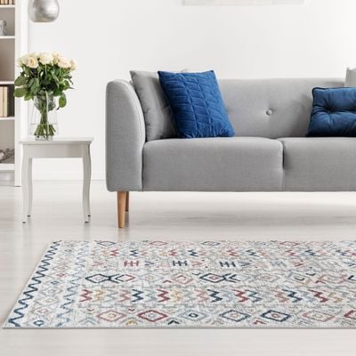 Tribe Rug-Moroccan Inspired Style-Multi-Colour-120 x 170 cm (3.9 x 5.6 ft)