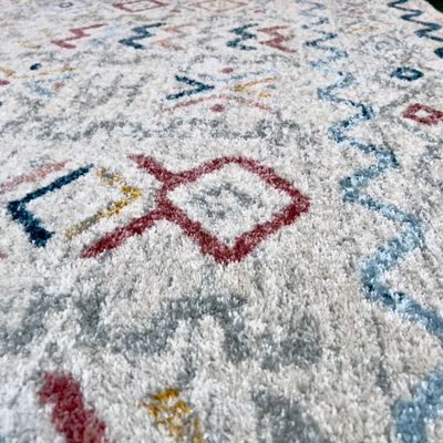 Tribe Rug-Moroccan Inspired Style-Multi-Colour-200 x 300 cm (6.6 x 9.8 ft)