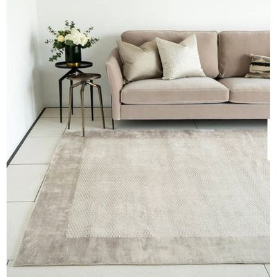 Matrix Rug-Neutral Style-Beige-100 x 300 cm (3.3 x 9.8 ft)