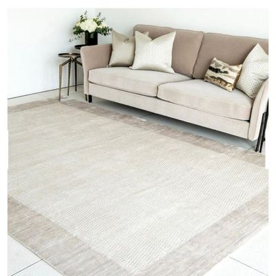 Matrix Rug-Neutral Style-Beige-100 x 300 cm (3.3 x 9.8 ft)