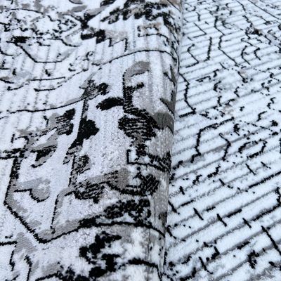 Mystery Rug-Vintage Style-Grey-Black-150 x 220 cm (4.9 x 7.2 ft)