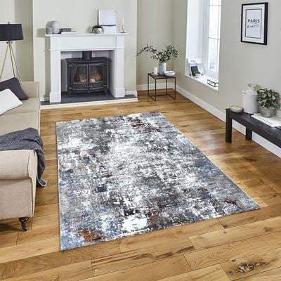 Rome Rug-Abstract Style-Multi-Coloured-Coloured-120 cm (3.9 ft)