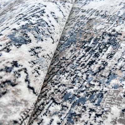 Paula Rug-Abstract Style-Navy Blue-200 cm (6.6 ft)