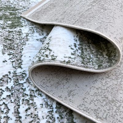 Dew Rug-Abstract Style-Beige-Green-80 x 150 cm (2.6 x 4.9 ft)