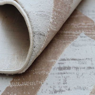 Lupin Rug-Geometric Style-Grey-Beige-200 x 300 cm (6.6 x 9.8 ft) Lupin Rug-Geometric Style-Grey-Beige-200 x 300 cm (6.6 x 9.8 ft)