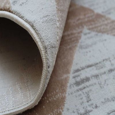 Lupin Rug-Geometric Style-Grey-Beige-300 x 400 cm (9.8 x 13.1 ft) Lupin Rug-Geometric Style-Grey-Beige-300 x 400 cm (9.8 x 13.1 ft)