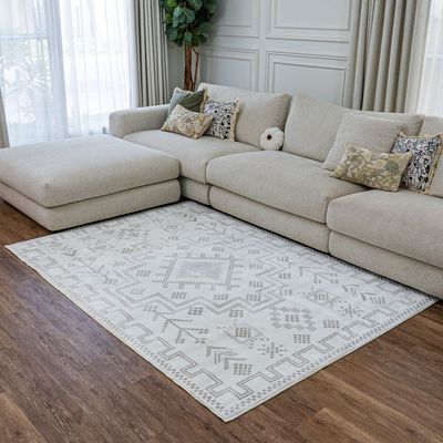 Xylo Rug-Neutral Style-Cream-200 x 300 cm (6.6 x 9.8 ft)