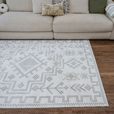 Xylo Rug-Neutral Style-Cream-250 x 350 cm (8.2 x 11.5 ft)