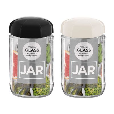 Glass Jar With Plastic Lid 660Ml - Clear