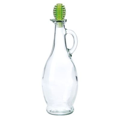 Glass Oil Bottle With Plastic Lid 750Ml - Clear