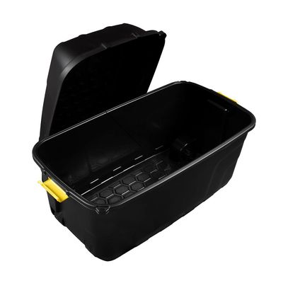 Strata Storage Box With Wheels, HTC-STR-752, 175 Liters, Black, 94 x 52 x 56 cm, HTC-STR-752