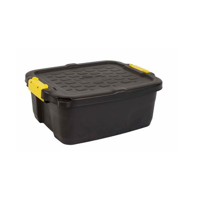 Strata, Made In Uk, 24 Litres Heavy Duty Outdoor Storage Box, 50L X 40W 20H cm - HTC-STR-755