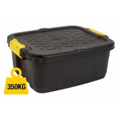 Strata, Made In Uk, 24 Litres Heavy Duty Outdoor Storage Box, 50L X 40W 20H cm - HTC-STR-755