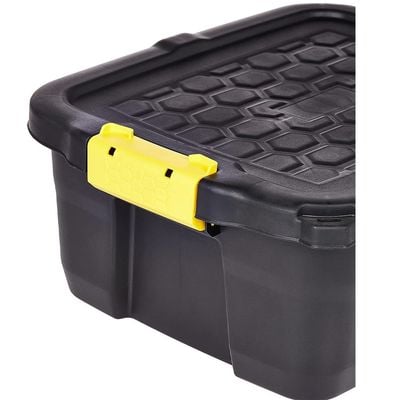 Strata, Made In Uk, 24 Litres Heavy Duty Outdoor Storage Box, 50L X 40W 20H cm - HTC-STR-755