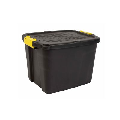 Strata, Made in UK, 42 Litres Heavy Duty Outdoor Storage Box, 50L x 40W 35H cm - HTC-STR-756