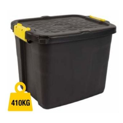 Strata, Made in UK, 42 Litres Heavy Duty Outdoor Storage Box, 50L x 40W 35H cm - HTC-STR-756