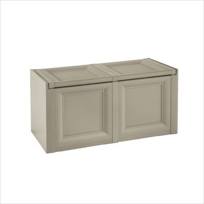 Tontarelli Storage Box, Made in Italy, for Home, Office & Outdoor, Toy Box Chest Storage Organizer, 86.5L x 40W x 44H cm, Greyish Brown, TRL-8086012908, TRL-8086012908