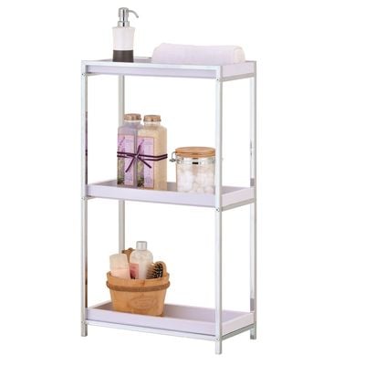 Zenments, 3 Tier Utility Shelf for Office, Kitchen, Mobile, Bathroom, Storage Shelf Rack,3 Tier Stand, HTC-ZEN-258