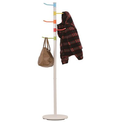 Zenments, Metal Clothes Hanging Stand, Multicolour, 30Wx29.5Dx176H cm, HTC-ZEN-267