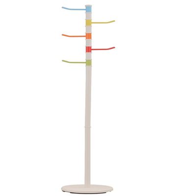 Zenments, Metal Clothes Hanging Stand, Multicolour, 30Wx29.5Dx176H cm, HTC-ZEN-267
