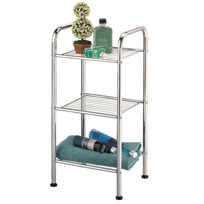 Zenments, 3-Tier shelf, Chrome 33Wx28Dx71H cm, HTC-ZEN-257