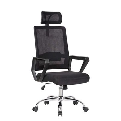 Ergonomic Computer Desk Chair for Office and Gaming with headrest, back comfort and lumbar support Black