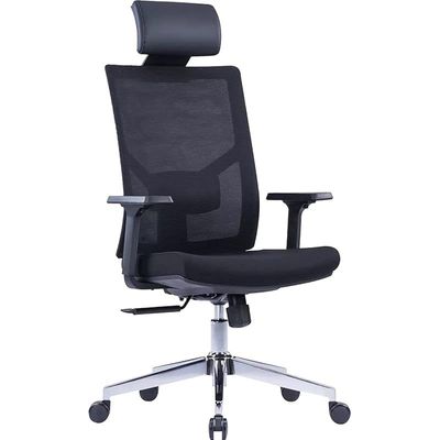  Ergonomic Computer Desk Chair for Office and Gaming with headrest, back comfort and lumbar support Black