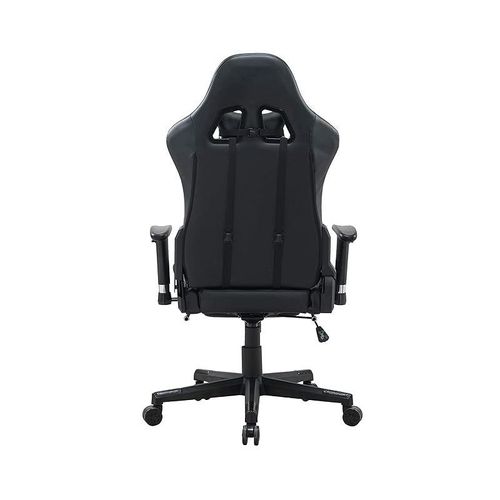 Best Comfortable gaming chair RJ-8887 Video Computer Gaming Chair with fully reclining foot rest and soft leather (Black)