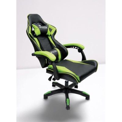Ragnar Breathable Gamer's Full Reclining Adjustable Office Chair, Gaming Chair In Green And Black Sh-30