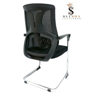 Modern Design Mesh Visitor Chair With Steel Metal Frame Waiting Room Chair For Home Office And Hospital-1 Sul0426