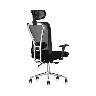 Computer Desk Chair With Headrest Black 61.6X54.6X49.2Cm