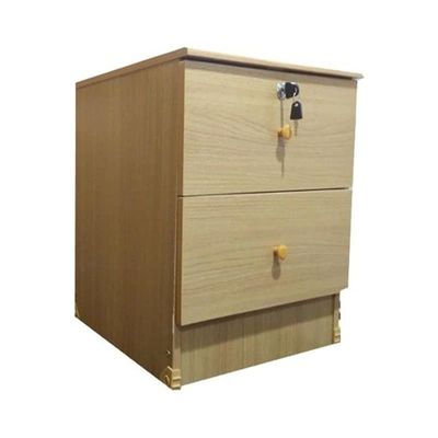 Bedside Table With Drawers Beige 40X45X40Centimeter