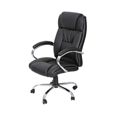 Office Chair With Wheels Black 62X135X50Cm Sul0047