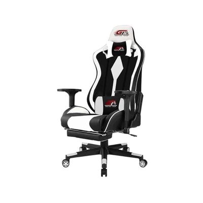 Adjustable Gaming Chair White/Black 55X72X154Cm