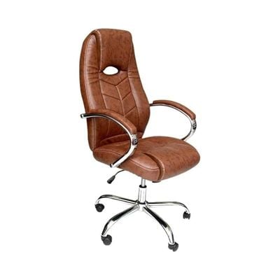 Adjustable Height Office Chair Brown 70X65X35Cm Sul0090