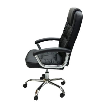Executive Ergonomic Computer Desk Chair For Office And Gaming With Headrest Back Comfort And Lumbar Support Black Sul0966