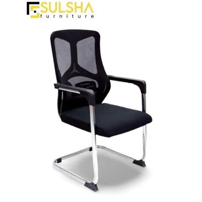 Modern Design Mesh Visitor Chair With Steel Metal Frame Waiting Room Chair For Home Office And Hospital Chair 191