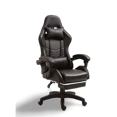 Executive Ergonomic Computer Desk Chair For Office And Gaming With Headrest Back Comfort And Lumbar Support Black Sul0834